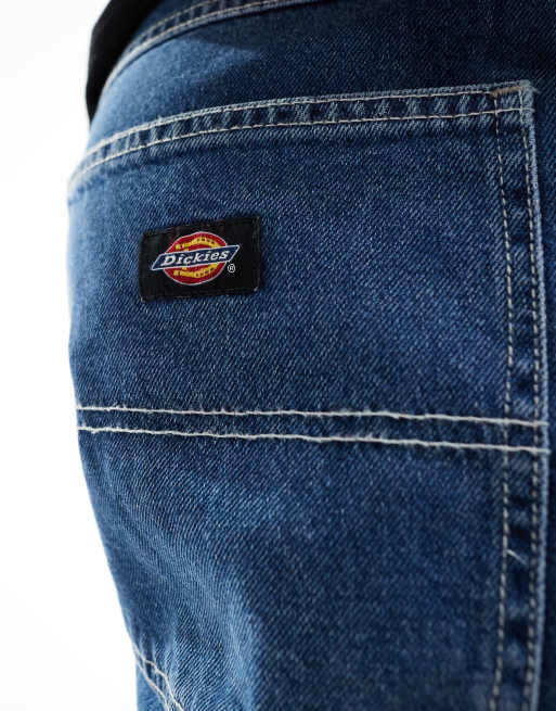 Dickies - Garyville - Jeans dritti comodi blu, 4 di 5