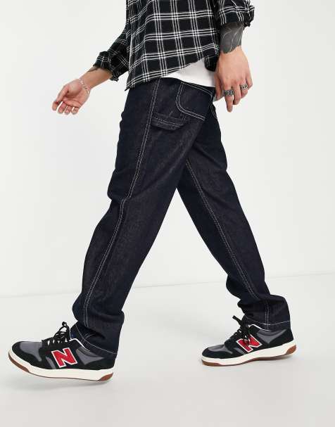 Dickies – Garyville – Jeans in indigoblauer Waschung mit geradem, lockerem Schnitt - view 1