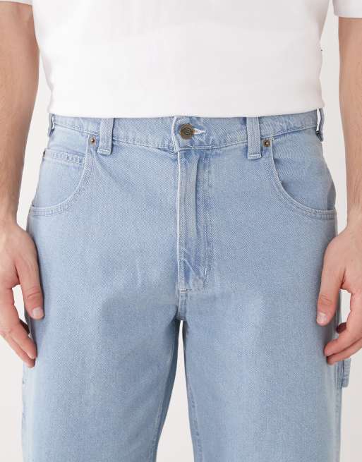 Dickies - Garyville - Lyseblå afslappede jeans i lige pasform, 5 af 5