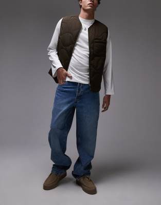 Dickies Dickies garyville regular fit denim jeans in rinsed blue with fade