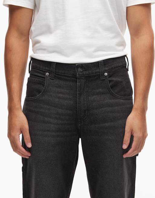 Dickies garyville regular fit denim jeans in washed black, 4 of 5