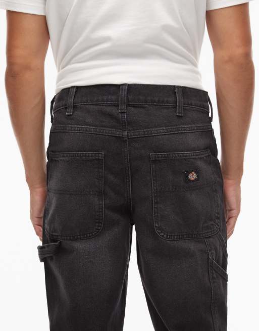 Dickies garyville regular fit denim jeans in washed black, 5 of 5