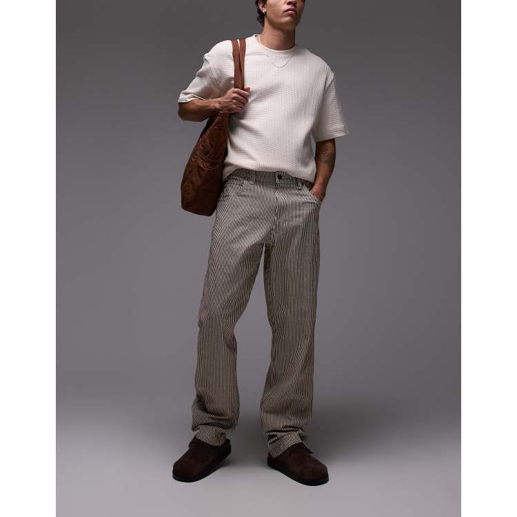 GQ3925◇DESCENDANT CRA90 HICKORY STRIPE DESCENDANT x Post O'Alls CRA90 HICKORY STRIPE JACKET (252PODS-JKM01)