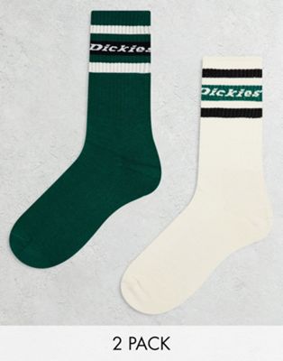 Dickies genola 2 pack socks in green