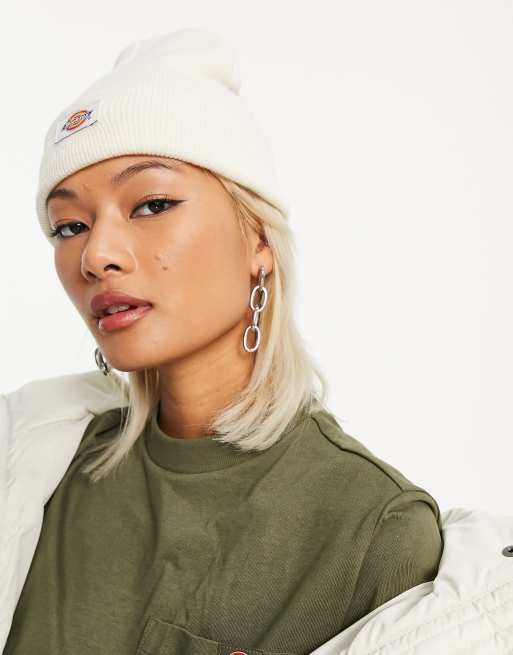 Dickies Gibsland beanie in cream ASOS