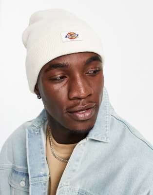 Dickies Gibsland beanie in off white - ASOS Price Checker