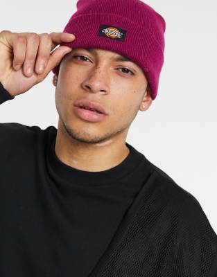 dickies pink beanie