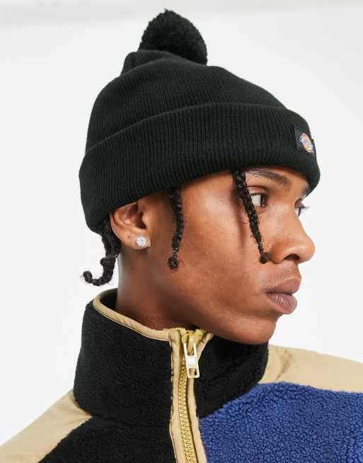 Dickies Gibsland Bobble beanie in black | ASOS