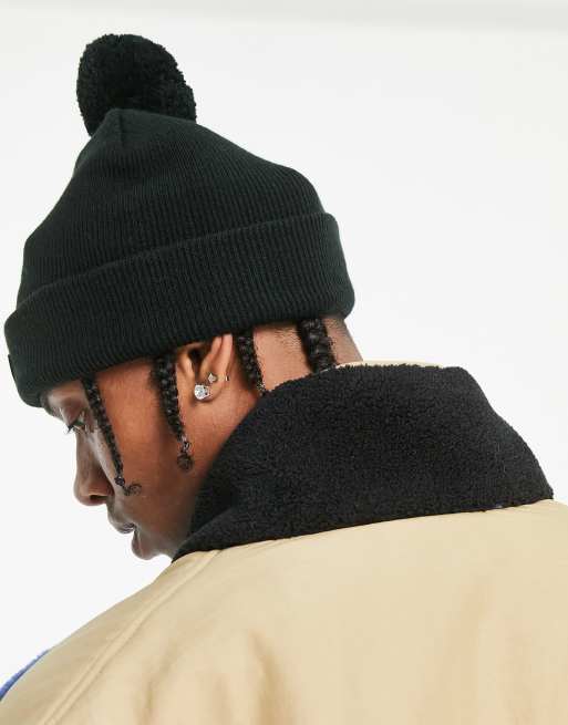 Dickies Gibsland bobble beanie in black ASOS