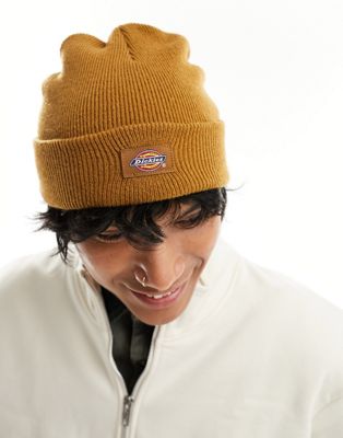 Dickies gibsland beanie in brown - ASOS Price Checker