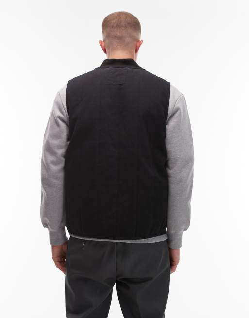 Dickies - Gilet trapuntato in tela nero, 3 di 5