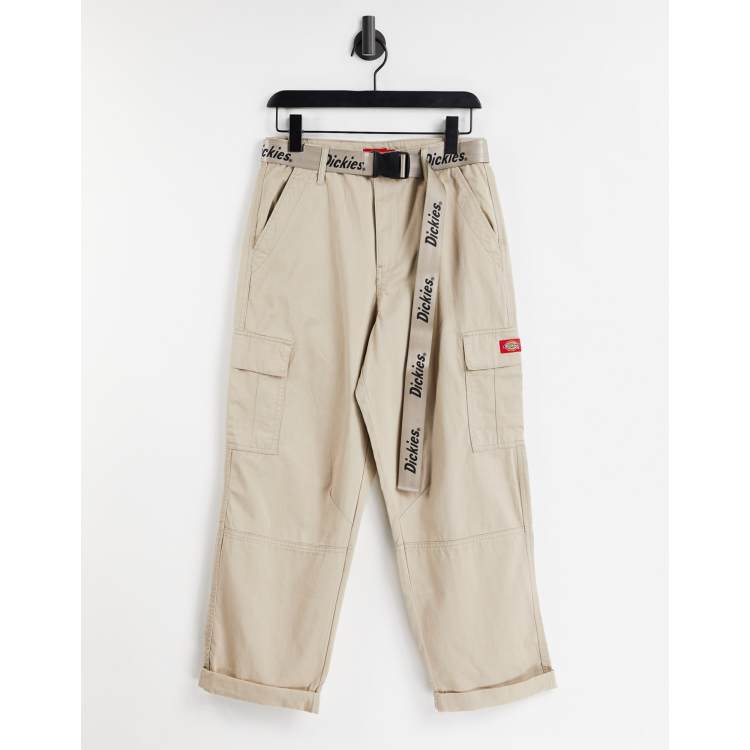 Dickies belted utility hot sale black cargo pants