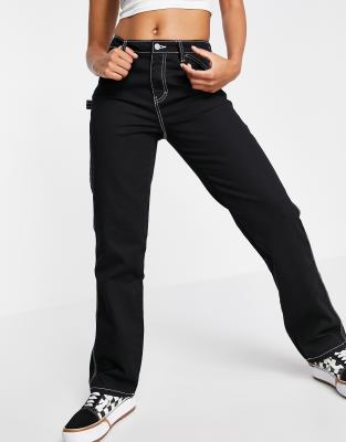 Dickies Belted Black Carpenter Pants