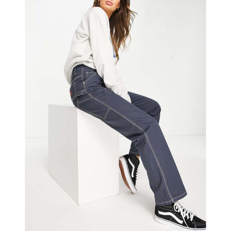 Dickies Girl carpenter pants in navy