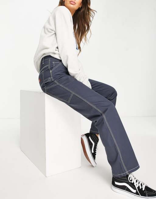 DICKIES Denim Girls Carpenter Pants