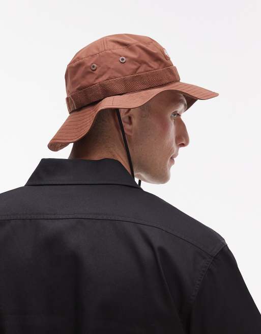 Dickies glacier view boonie hat in cappuccino brown, 3 of 3