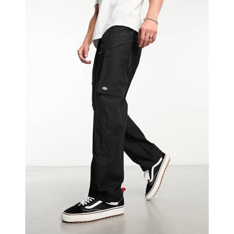 ASOS 4505 Woven Parachute joggers in Black