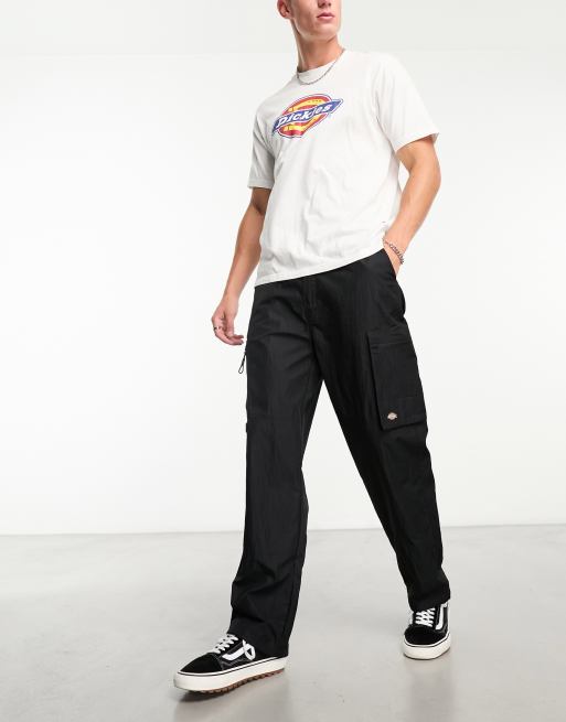 Dickies Glacier View nylon tech cargo pants in black | ASOS