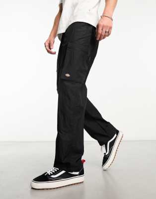Dickies Dickies glacier view nylon tech cargo trousers in black