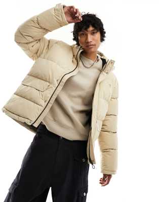 Dickies Dickies glacier view premium puffer jacket in cream-Neutral
