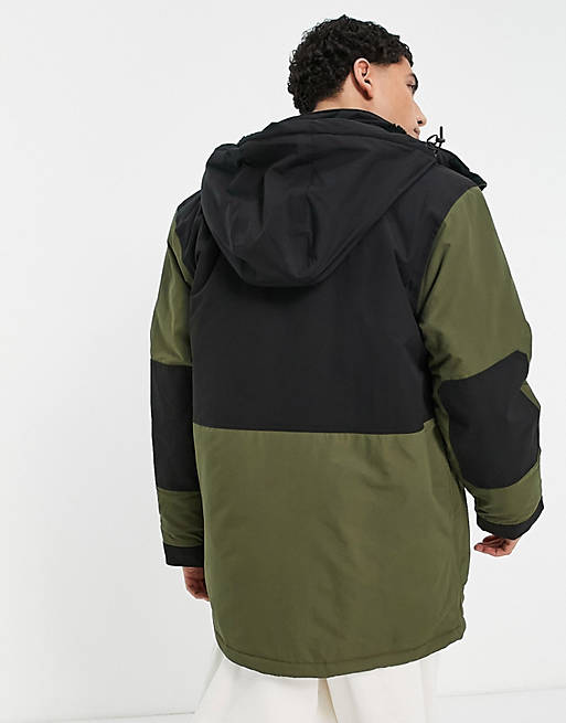Dickies Glacier View zip up jacket in military green