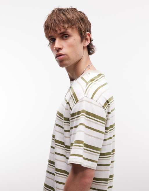 Dickies Glade Springs striped t-shirt in off white, 3 of 5