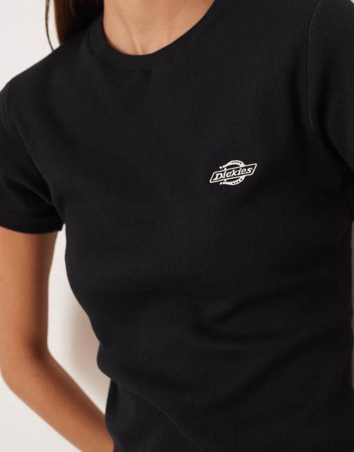 Dickies – Gladeville – Svart, ribbad, lång t-shirt, 2 av 4