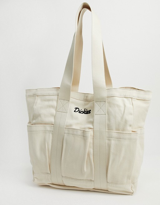 Dickies Granada tote bag with logo in ecru