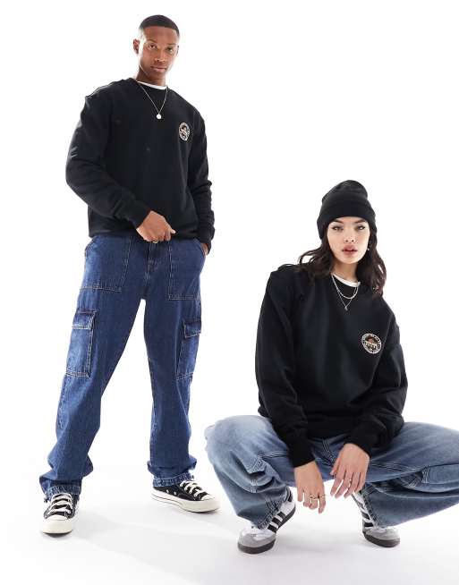 Dickies - Greensburg - Sort sweatshirt med print bagpå