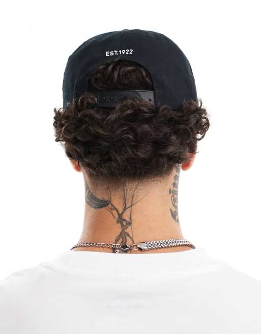 Dickies – Hardwick – Czarna baseballowa czapka z daszkiem, 3 z 4