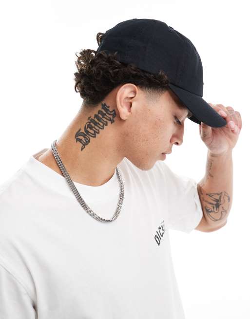Dickies – Hardwick – Czarna baseballowa czapka z daszkiem, 4 z 4
