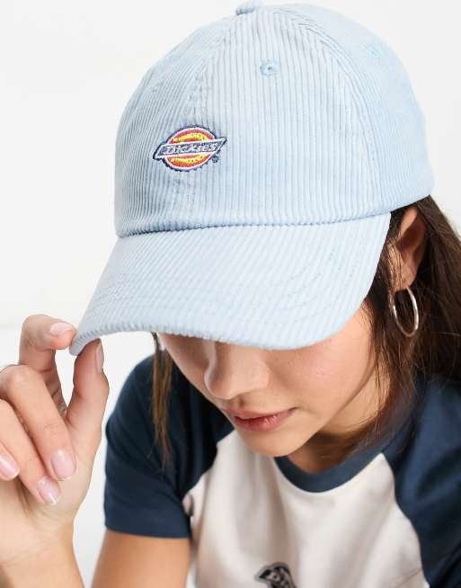 Dickies – Hardwick – Niebieska sztruksowa czapka z daszkiem