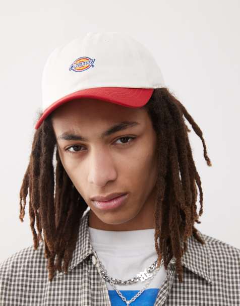 Dickies - Hardwick - Råhvid og rød kasket - view 1