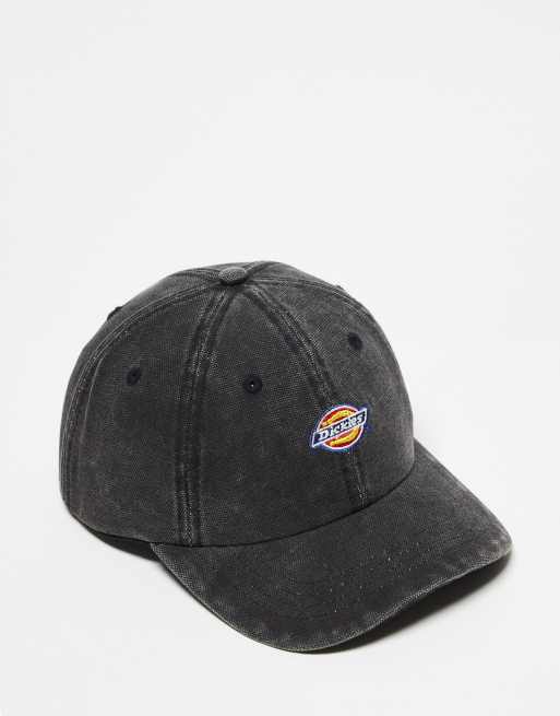 Dickies - Hardwick - Sort baseballcap i lærredsstof