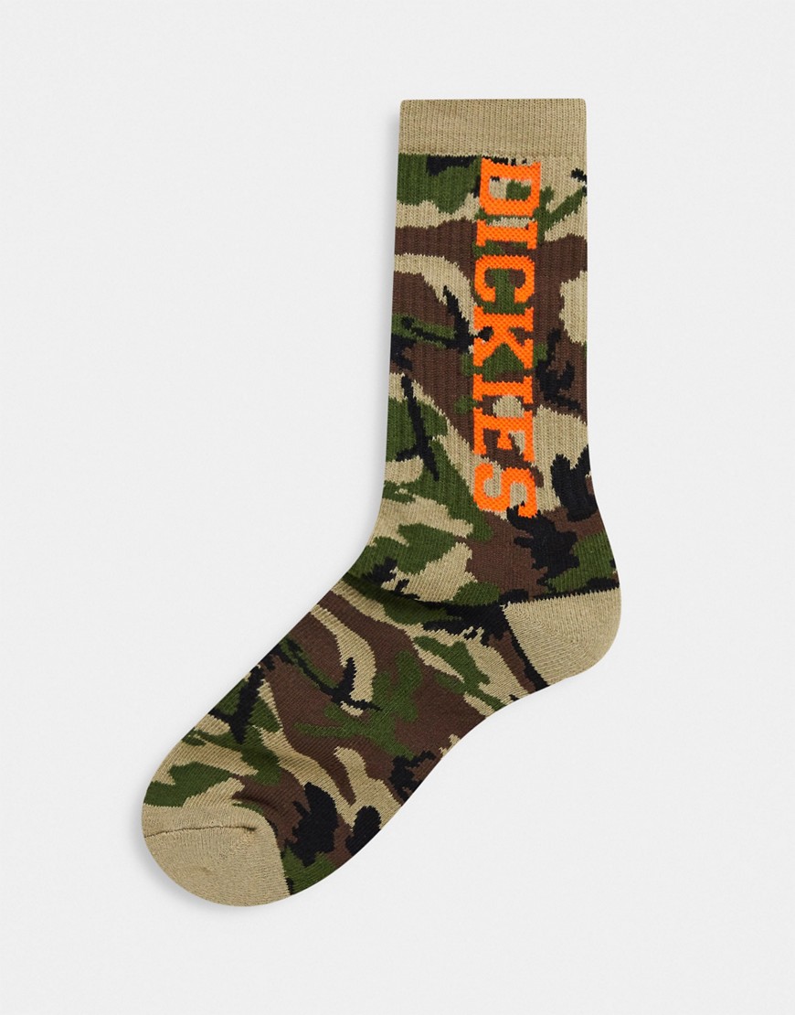 Dickies - Haynesville - Sokken met camouflageprint-Groen