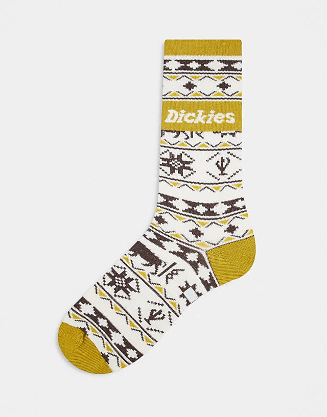 Dickies - hays socks in all over aztec print