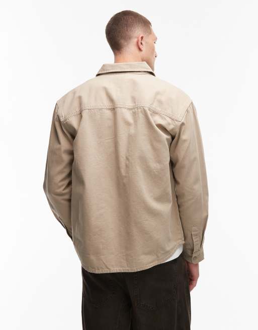 Dickies – Hemd aus Canvas in Hellbraun, 3 von 5