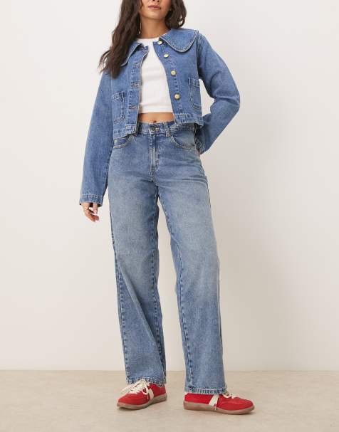 Dickies – Herndon – Denim-Jeans in blauer, ausgebleichter Rinse-Waschung und lässigem Schnitt - view 1