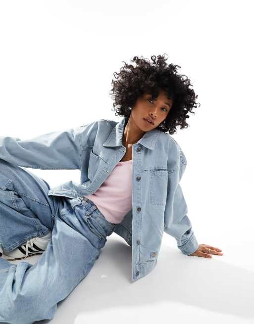 Dickies herndon jacket in light denim blue ASOS