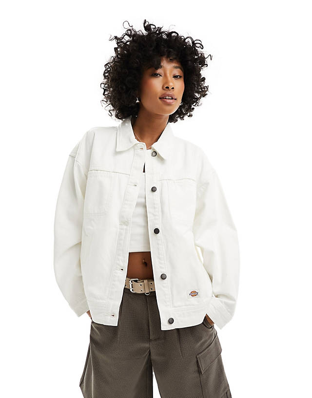 Dickies - herndon jacket in white denim