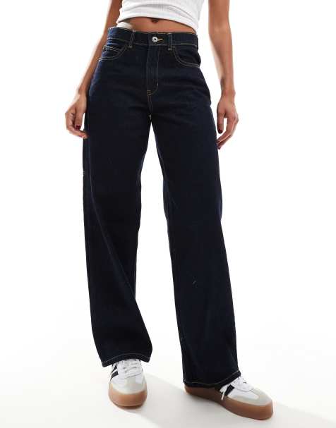 Dickies - Herndon - Losse jeans in donkerblauw - view 1