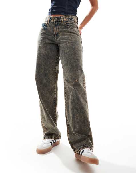 Dickies - Herndon - Losse jeans met overdye wassing in bruin - view 1