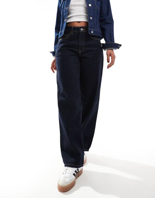 Dickies - Herndon - Mørkeblå jeans i løstsiddende pasform, 4 af 5