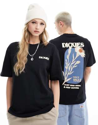 Dickies - Herndon - T-Shirt in Schwarz mit Rückenprint