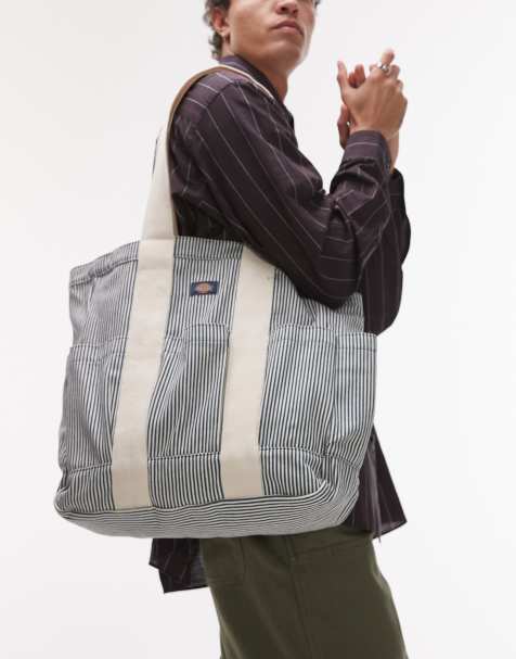 Dickies - Hickory - Borsa shopping blu a righe - view 1