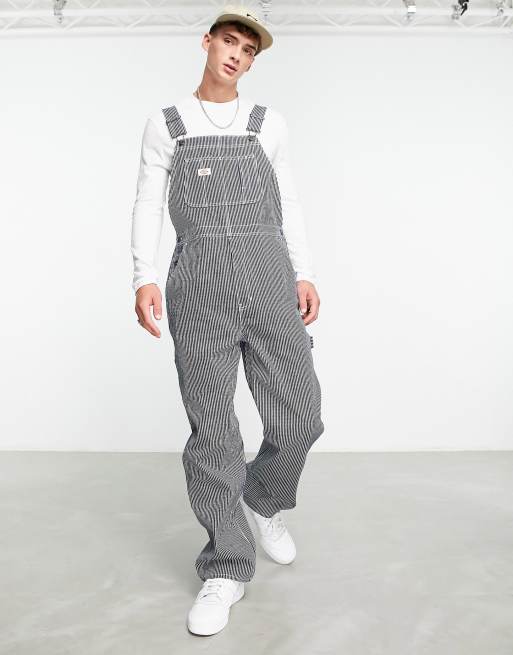 Dickies - Hickory - Klassieke gestreepte tuinbroek in blauw