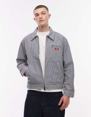 Hickory - Malerjacke in Blau gestreift Blau L