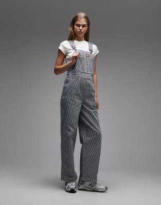 Dickies - Hickory - Salopette à rayures - Bleu