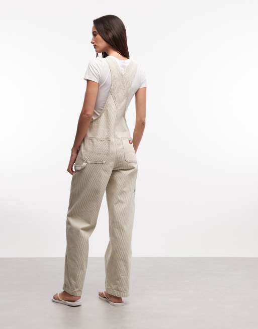 Dickies – Hickory – Zielone ogrodniczki w paski, 4 z 4