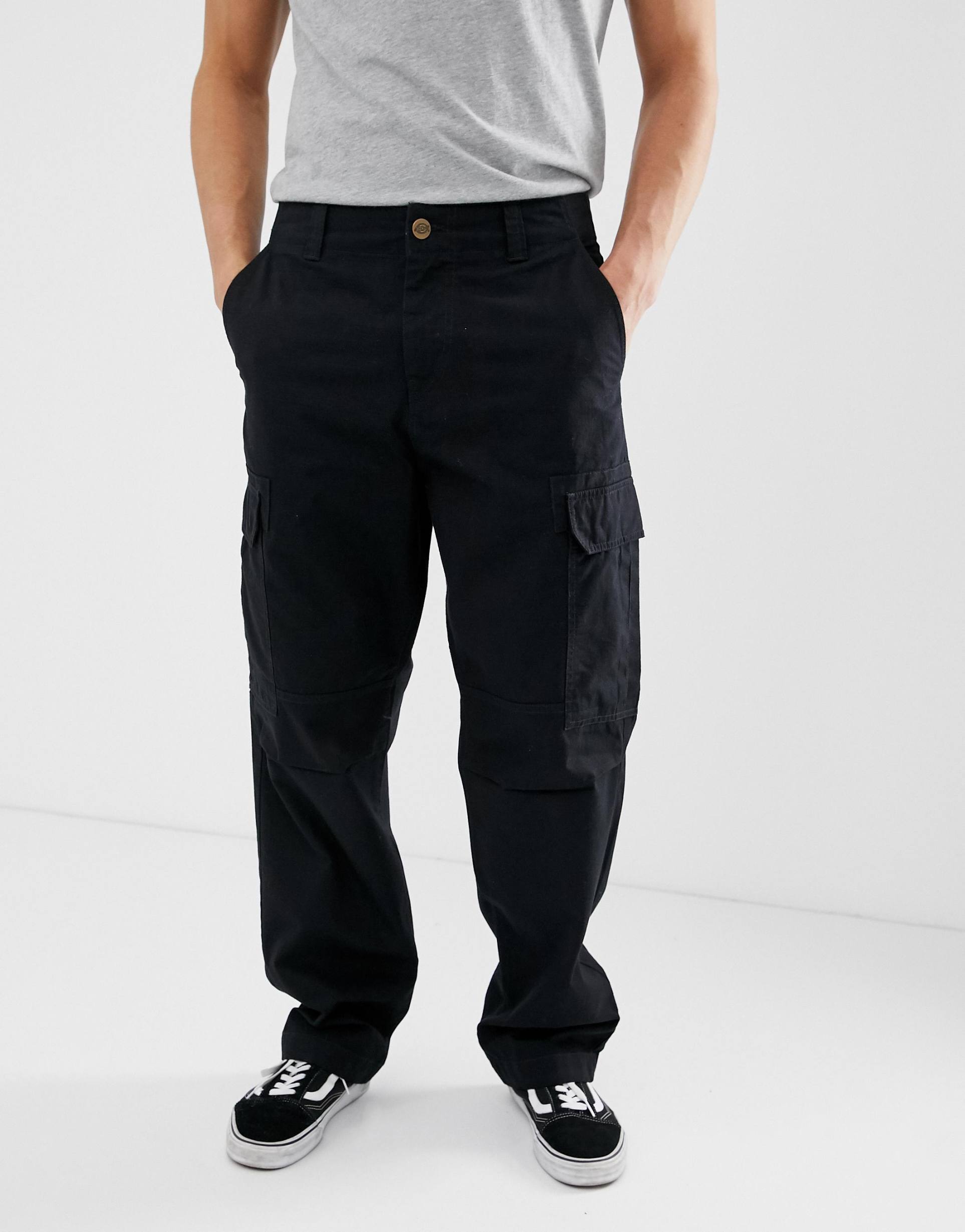 Штаны дикис. Штаны Dickies Cargo ASOS. Брюки Dickies Higden Black. Черные штаны карго Dickies. Широкие штаны Dickies карго.